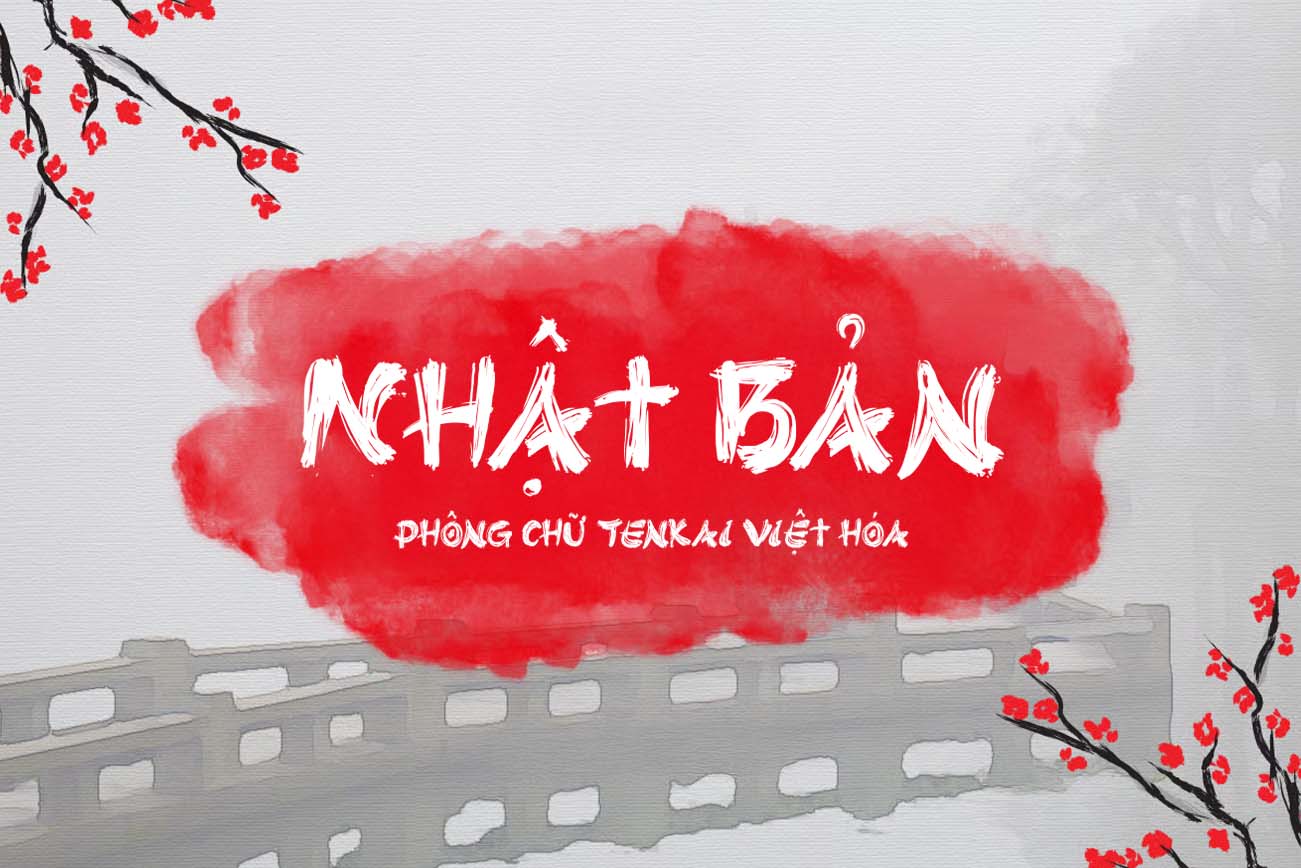 TH Tenkai – Font Chữ Nhật Bản & Brush Nét Cọ Xưa